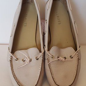 TALBOTS Baby Pink Boat Shoes - Size 8.5